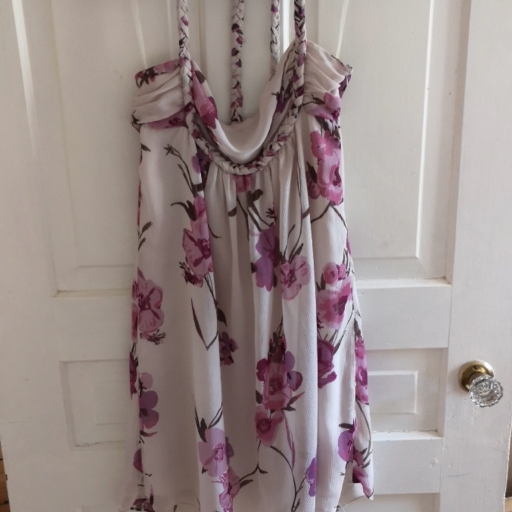 BB Dakota Pink and Purple Floral Dress